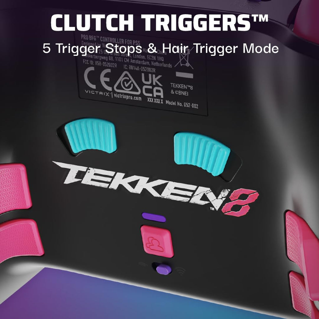 Victrix Pro BFG Wireless Gaming Controller: Tekken 8 Rage Art, PS5, PS4, PC