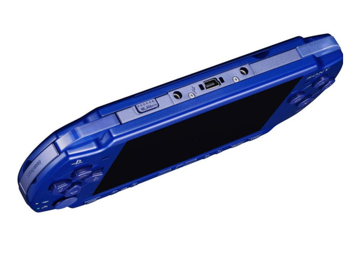 Sony Playstation Portable (PSP) 2000 Series Handheld Gaming Console System (Renewed) (Metallic Blue)