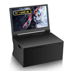 G-STORY 14‘’ Portable Monitor for Xbox Series X 4K Portable Gaming Monitor IPS Screen for Xbox Series X（not Included） with Two HDMI, HDR, Freesync Game Mode Travel (14“&4K for Xbox Series X)