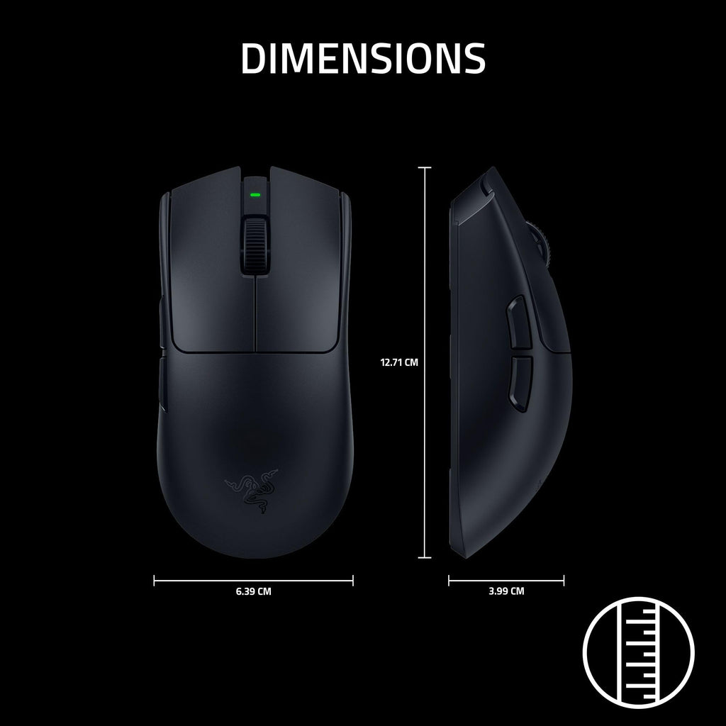 Razer Viper V4 Pro Wireless Esports Gaming Mouse, 49g,180Hr Battery, Black