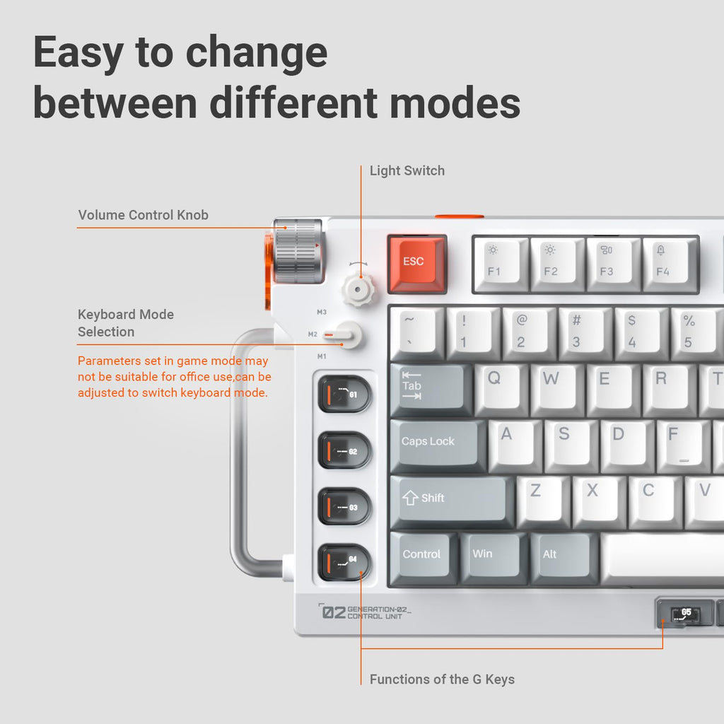 nuphy Field75 HE V2 75% Layout 83 Keys Gaming Keyboard with knobs (Magnetic Jade Dragon-N Switches)