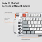 nuphy Field75 HE V2 75% Layout 83 Keys Gaming Keyboard with knobs (Magnetic Jade Dragon-N Switches)