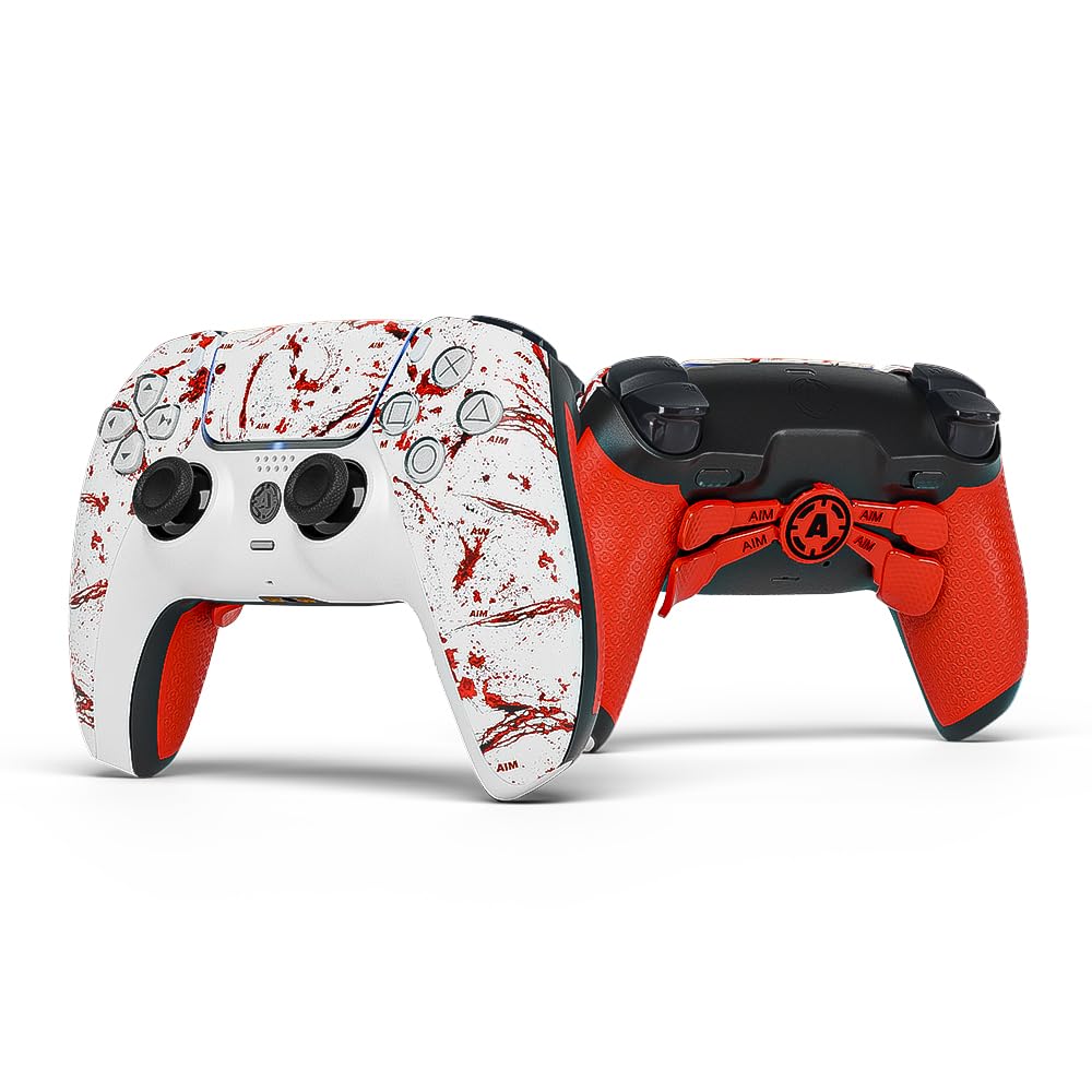 AimControllers Compatible with P-S5 Console & PC | Custommade Wireless Gaming Controller with 4 Back Remappable Paddles | Gaming Accessories Electronics DEXTER