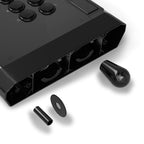 Qanba Q7 Obsidian 2 Wired Joystick for PlayStation 5/4 and PC (Fighting Stick) Officially Licensed Sony Product