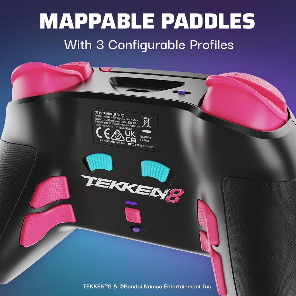 Victrix Pro BFG Wireless Gaming Controller: Tekken 8 Rage Art, PS5, PS4, PC