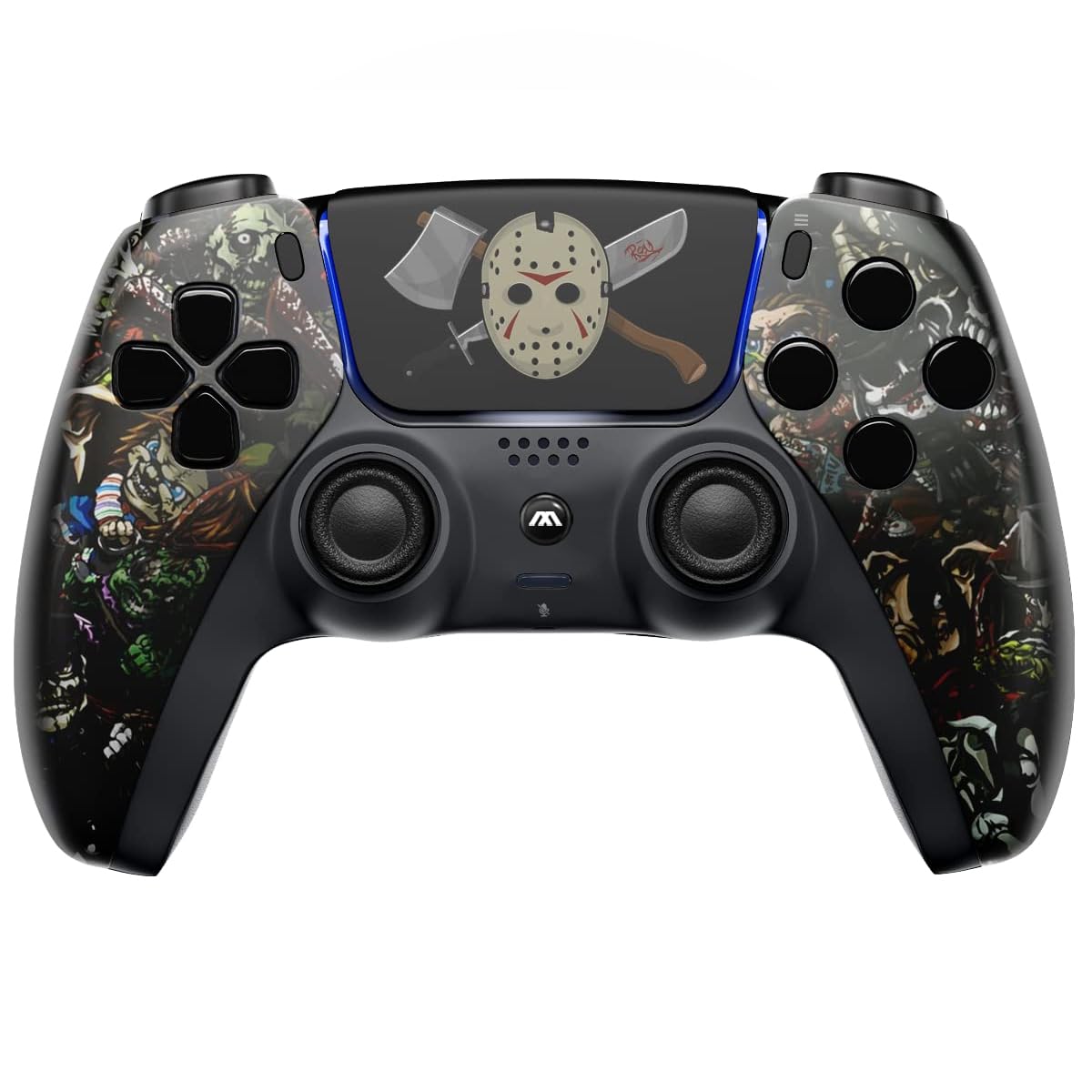 MODDEDZONE Custom Wireless Controller compatible with PS5 Exclusive Unique Designs | Personalize Your Gaming Experience and Exceptional Performance| Compatible with Playstation 5 (Gold Money)