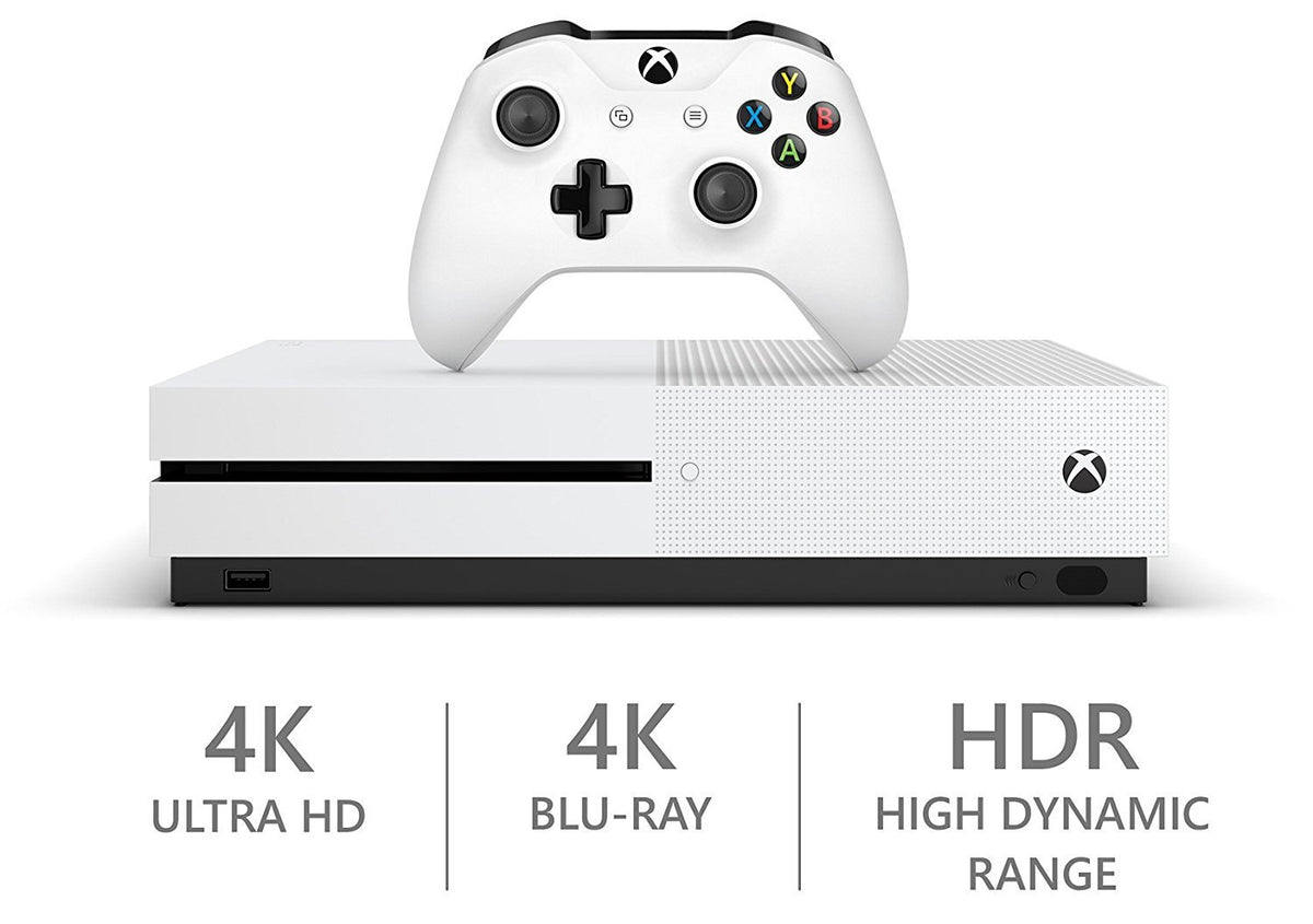 Xbox One S 500GB Console - Shadow of War Bundle [Discontinued] (Renewed)