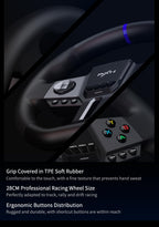 PXN V9 Gen2 Gaming steering Wheel With Pedals/Shifter for PC,PS4,PS3,Xbox