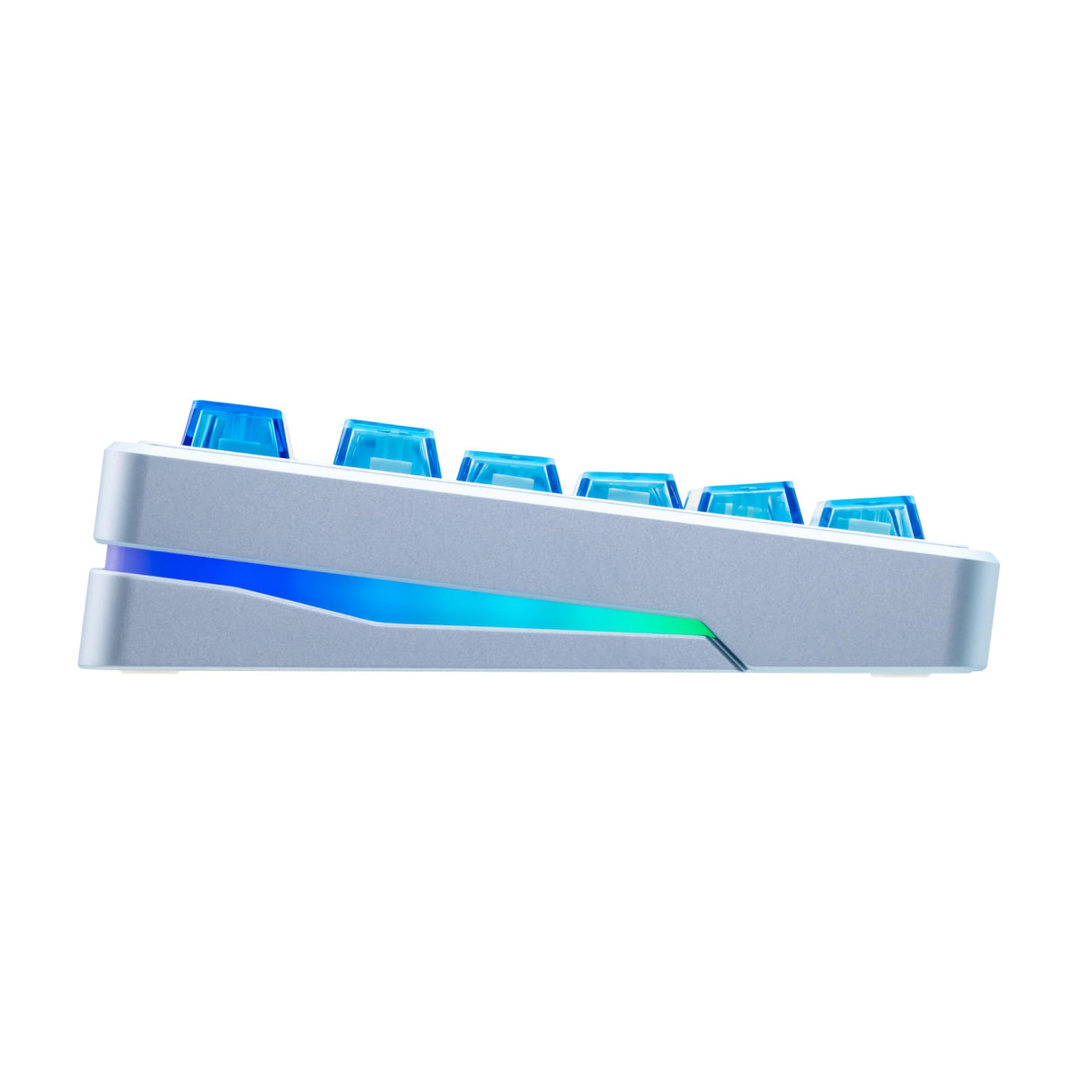PMOKEY Aurora 80 CNC Full Aluminum Wireless Mechanical Keyboard with VIA/QMK, 8000mah Battery, Arctic Tactile Switch, Tri-Mode Gaming Keyboard Hot Swappable RGB Backlit for Windows/Mac/PC (Ultra Blue)