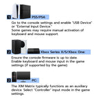 Mcbazel XIM Matrix Multi-Input Adapter Converter for Xbox Series X/S, PS5, Xbox One, PS4, PC | Requires App Setup & Wired Ethernet for PS5 | Not Plug-and-Play