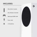 Xbox Series S 1TB SSD Console Robot White - Includes Wireless Controller - Up to 120 frames per second - 10GB RAM - 1TB SSD Storage - Experience high dynamic range Velocity Architecture (Renewed)