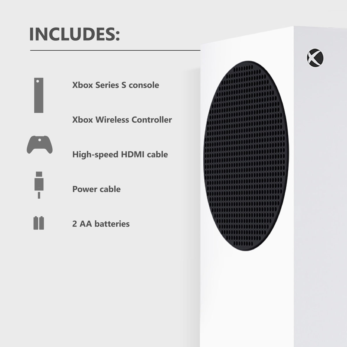 Xbox Series S 1TB SSD Console Robot White - Includes Wireless Controller - Up to 120 frames per second - 10GB RAM - 1TB SSD Storage - Experience high dynamic range Velocity Architecture (Renewed)