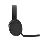 Fractal Design Scape Dark - Wireless PC Gaming Headset - Detachable Flip-to-Mute Microphone with Noise Cancellation - Battery Life Up to 40 Hours - Configurable Ambient Lighting - Black