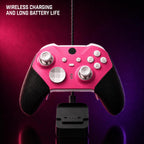 BIXIONGGOUGOU DIY Customized Elite Series 2 Controller Compatible with Xbox Elite Series 2 Controller, Wireless Gaming Controller Compatible for Xbox Series S/X, Xbox One - Candy Pink