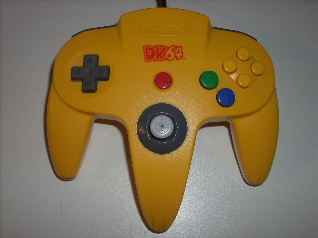 Nintendo 64 DK64 Banana Yellow Controller Limited Edition RARE!!