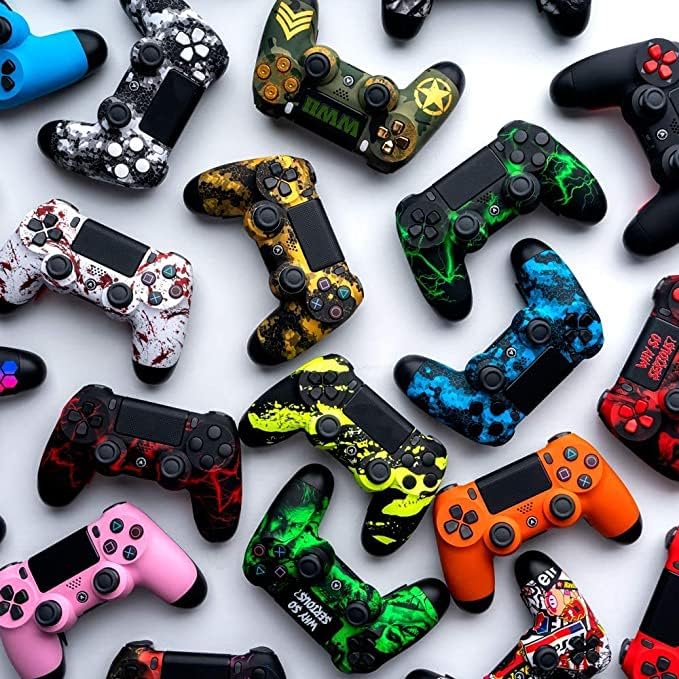 AimControllers Compatible with P-S5 Console & PC | Custom made Wireless Gaming Controller with 4 Back Remappable Paddles | Gaming Accessories Electronics CHERRY With ActiveTriggers