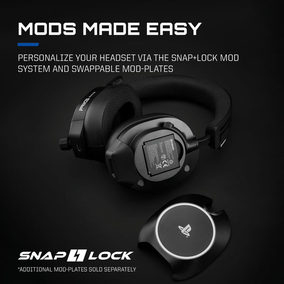 RIG R8 SPECTRE PRO HS Dual Wireless Gaming Headset for PlayStation and PC