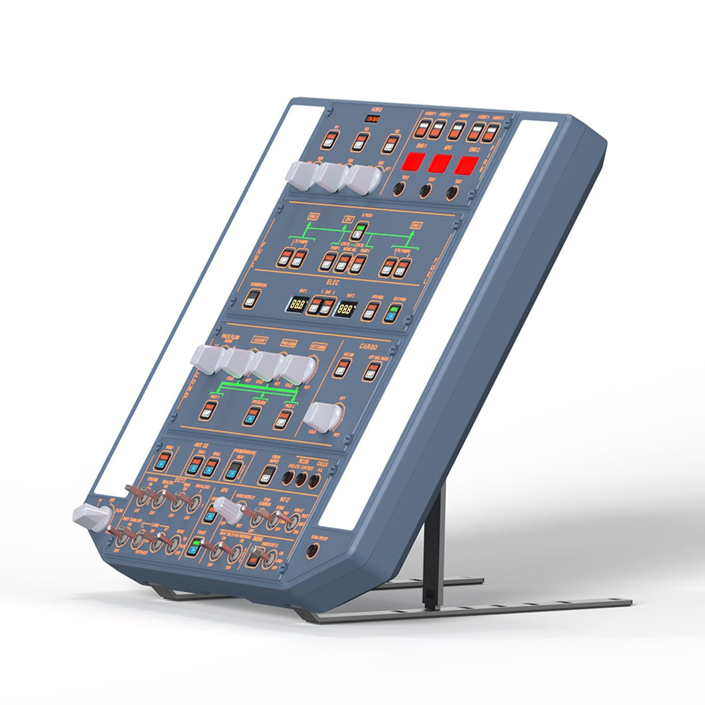 WINGFLEXSIM Flight Simulator A320 Overhead Panel Featuring IRS & Lighting Panels, Overhead Simulation Designed for PC Flight Sim Platforms, Delivering Professional-Level Simulation