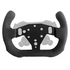 Latest Dual Perforated Leather Grip For Logitech G RS50 System; lightweight Real Carbon Fiber Compatible with Logitech G RS On Xbox Series X/S PS4/PS5 PC Wheel Hub (13 inch-Dual Perforated Leather)