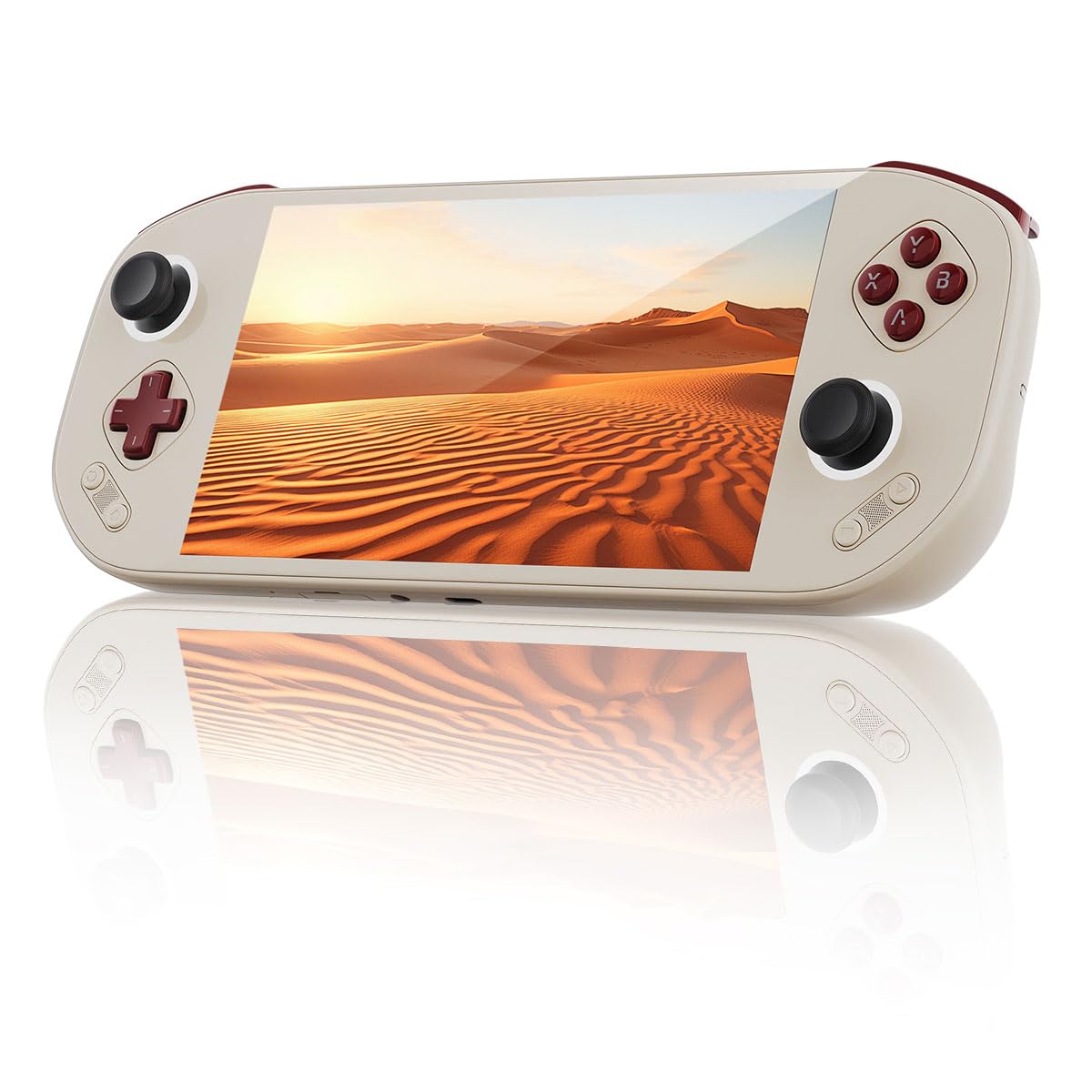 Mangmi Pocket Max Game Console,7 Inch OLED Android 13 System 8000mAh Battery Video Games Consoles,with DDR4+128G TF Card and Wireless Networt Console Casual Game Console RGB Joystick/6-Axis(Gray)