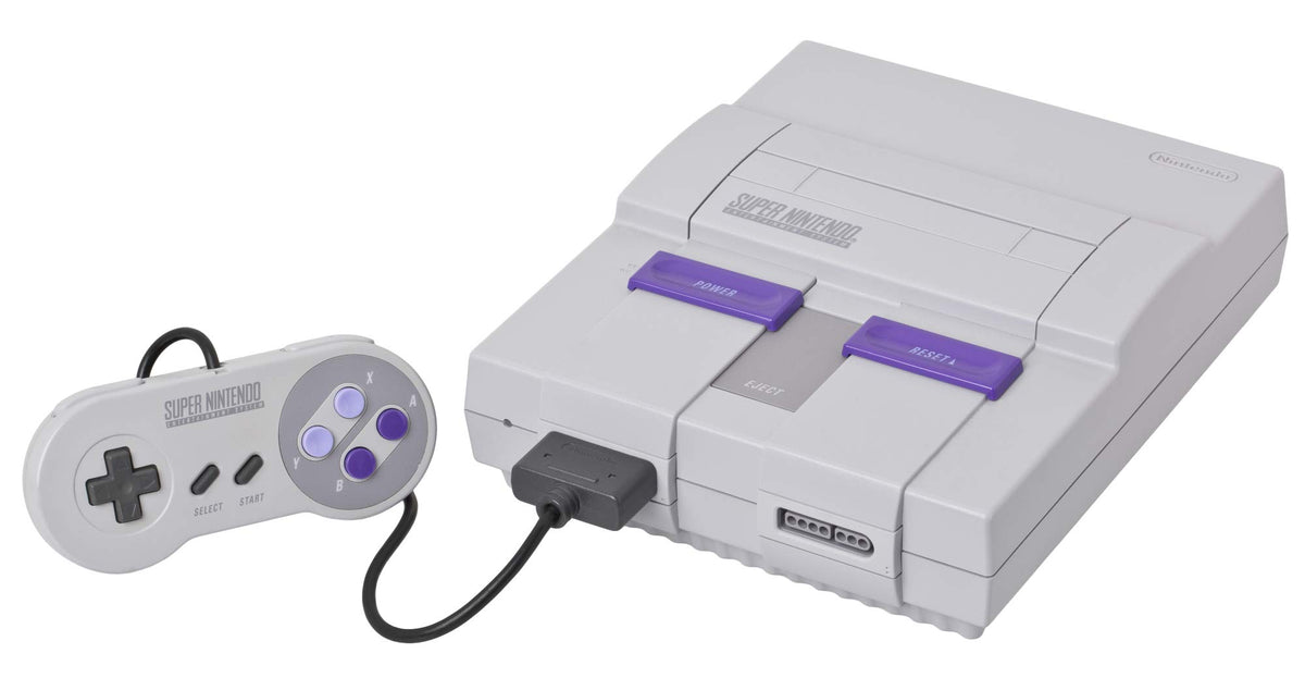Super Nintendo Console (SNES System)