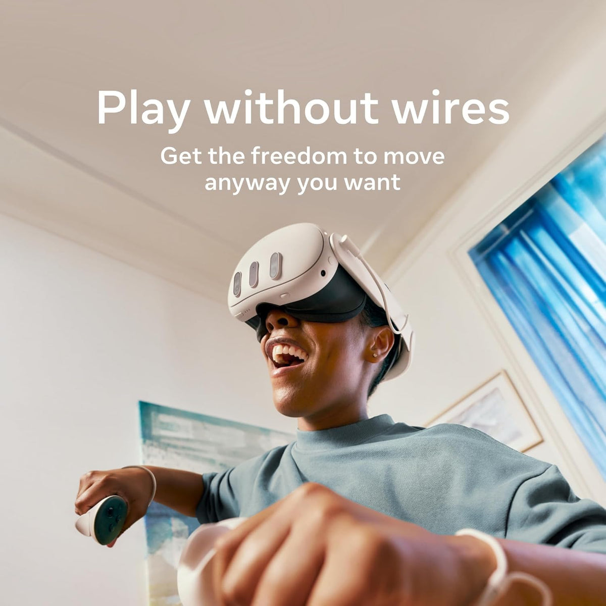 Meta Quest 3 128Gb – bahnbrechende Mixed Reality – leistungsstarke Technologie – Asgarth's Wrath 2 Bundle