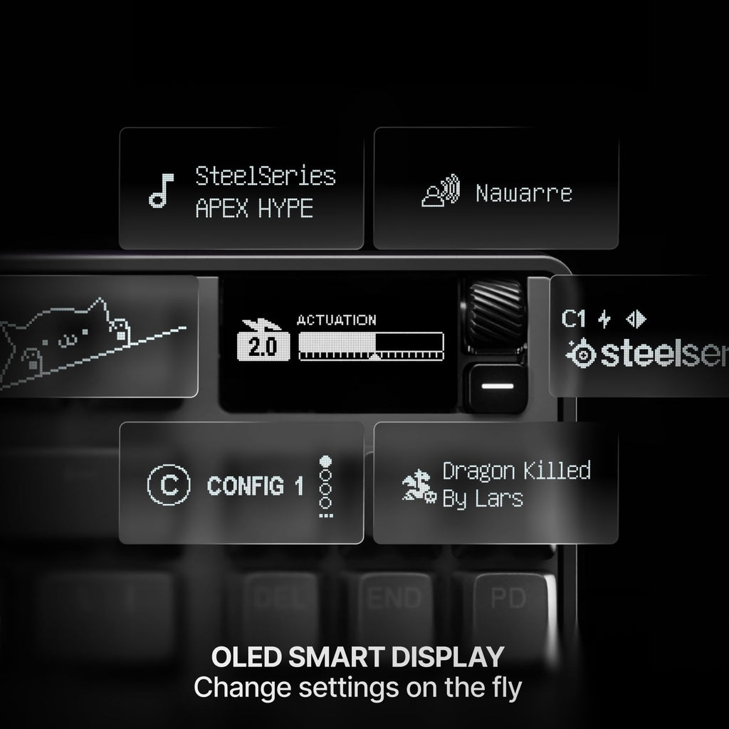 SteelSeries Apex Pro TKL Gen 3 Gaming Keyboard - Black