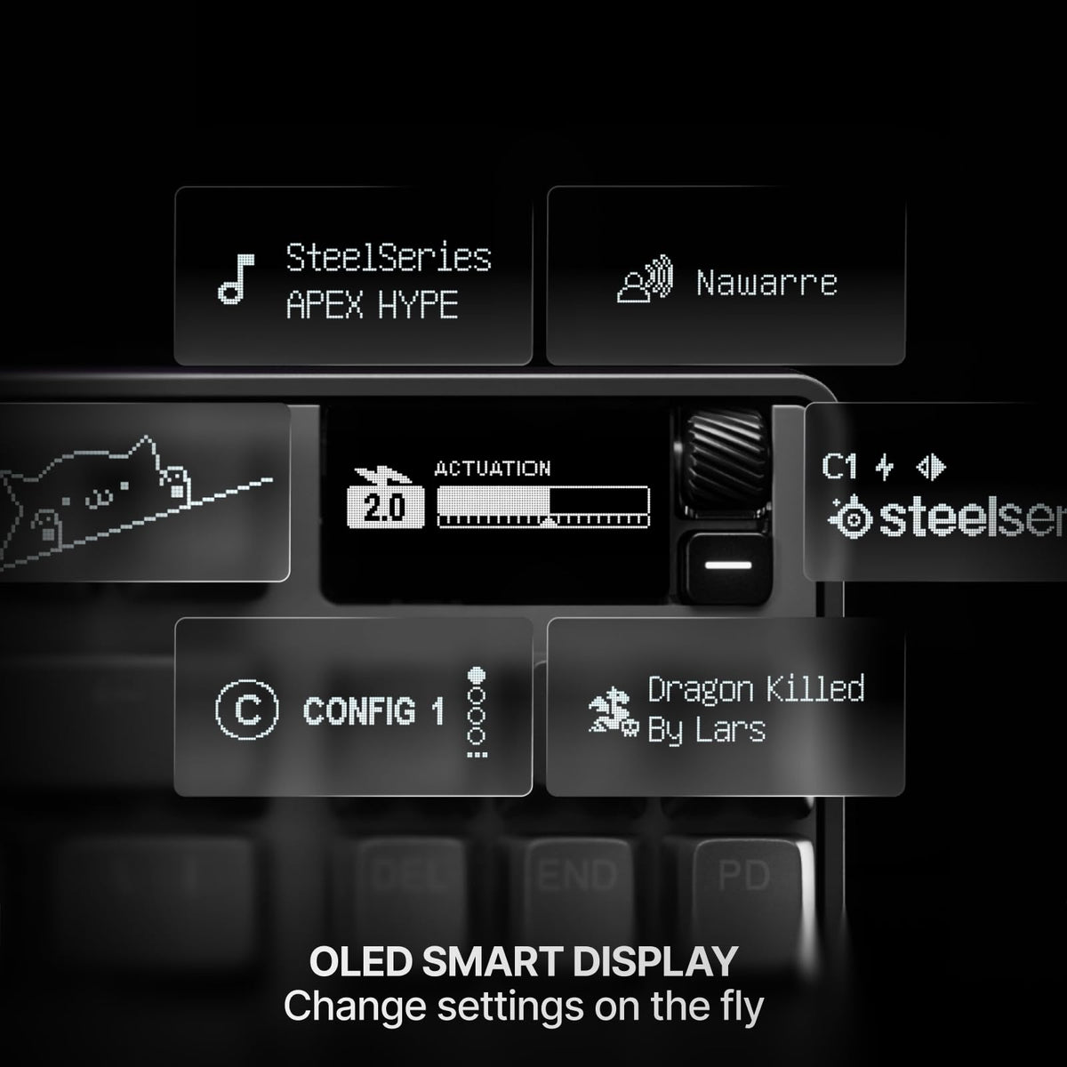 SteelSeries Apex Pro TKL Gen 3 Gaming Keyboard - Black