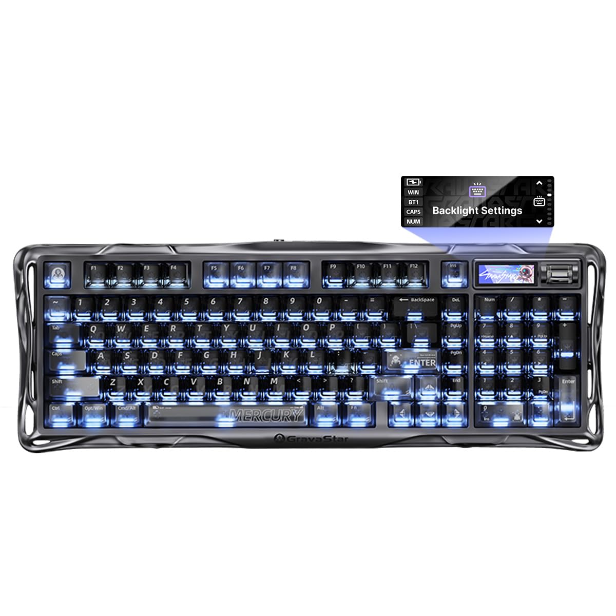 GravaStar Mercury K98 Pro 98 Keys Wireless Mechanical Gaming Keyboard