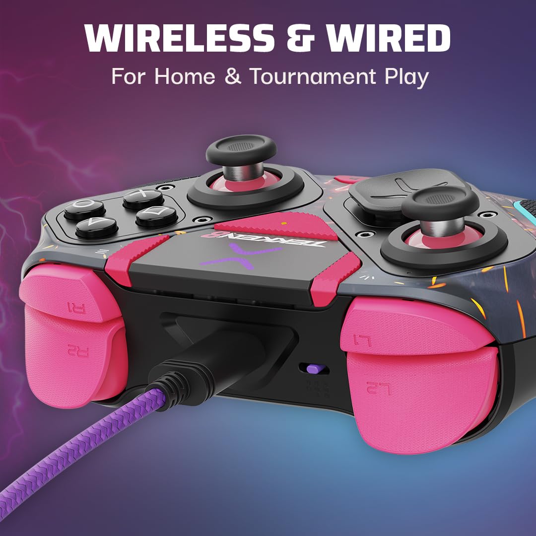 Victrix Pro BFG Wireless Gaming Controller: Tekken 8 Rage Art, PS5, PS4, PC
