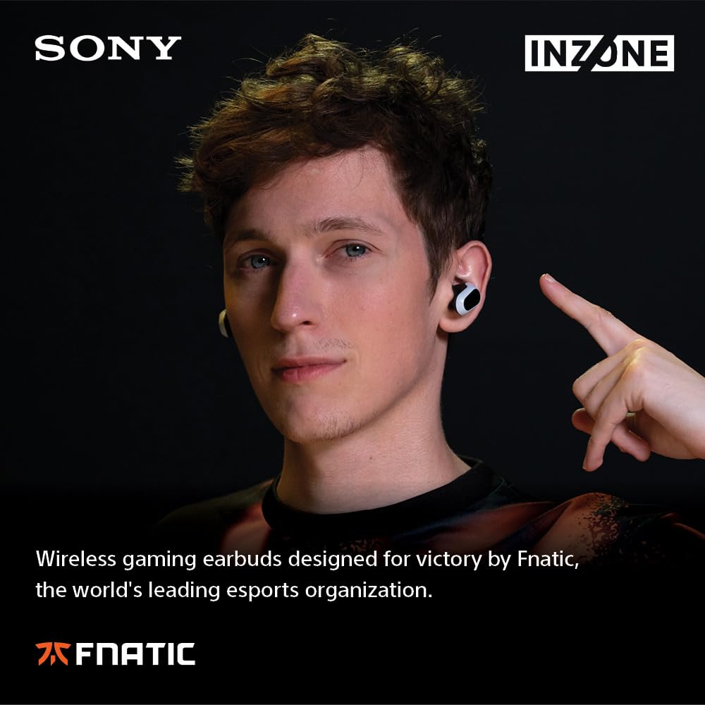 Sony INZONE Buds Wireless Noise Cancelling Gaming Earbuds, Black