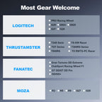 DIWANGUS Stable Racing Simulator Cockpit for Logitech, Thrustmaster, MOZA