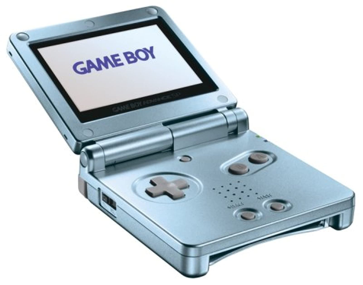 Nintendo Game Boy Advance SP Pearl Blue (Renewed) [video game]