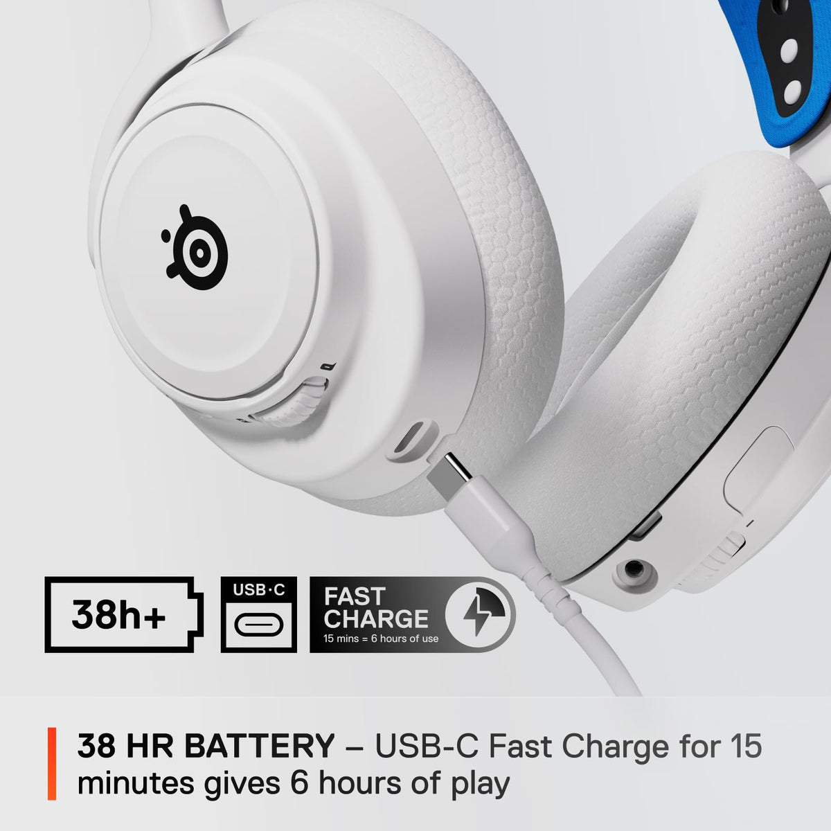 SteelSeries Arctis Nova 7P Wireless Multi-Platform Gaming Headset - White