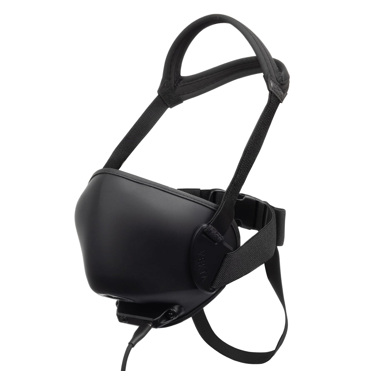 METADOX VEKTA Soundproof Gaming Mask – Up to 30 dB Sound Dampening – Clear-Voice Built-in Mic + Optional Earphones – Comfortable, Easy Breathing – USB Wired for PC/PS4/PS5/Switch/Mobile (S/M)