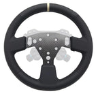 Latest Dual Perforated Leather Grip For Logitech G RS50 System; lightweight Real Carbon Fiber Compatible with Logitech G RS On Xbox Series X/S PS4/PS5 PC Wheel Hub (13 inch-Dual Perforated Leather)