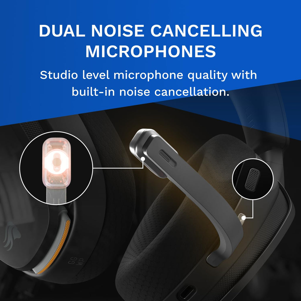 GLORIOUS GHS Wireless InfinitePlay - Gaming Headset - PC, PS5, PS4 - Black