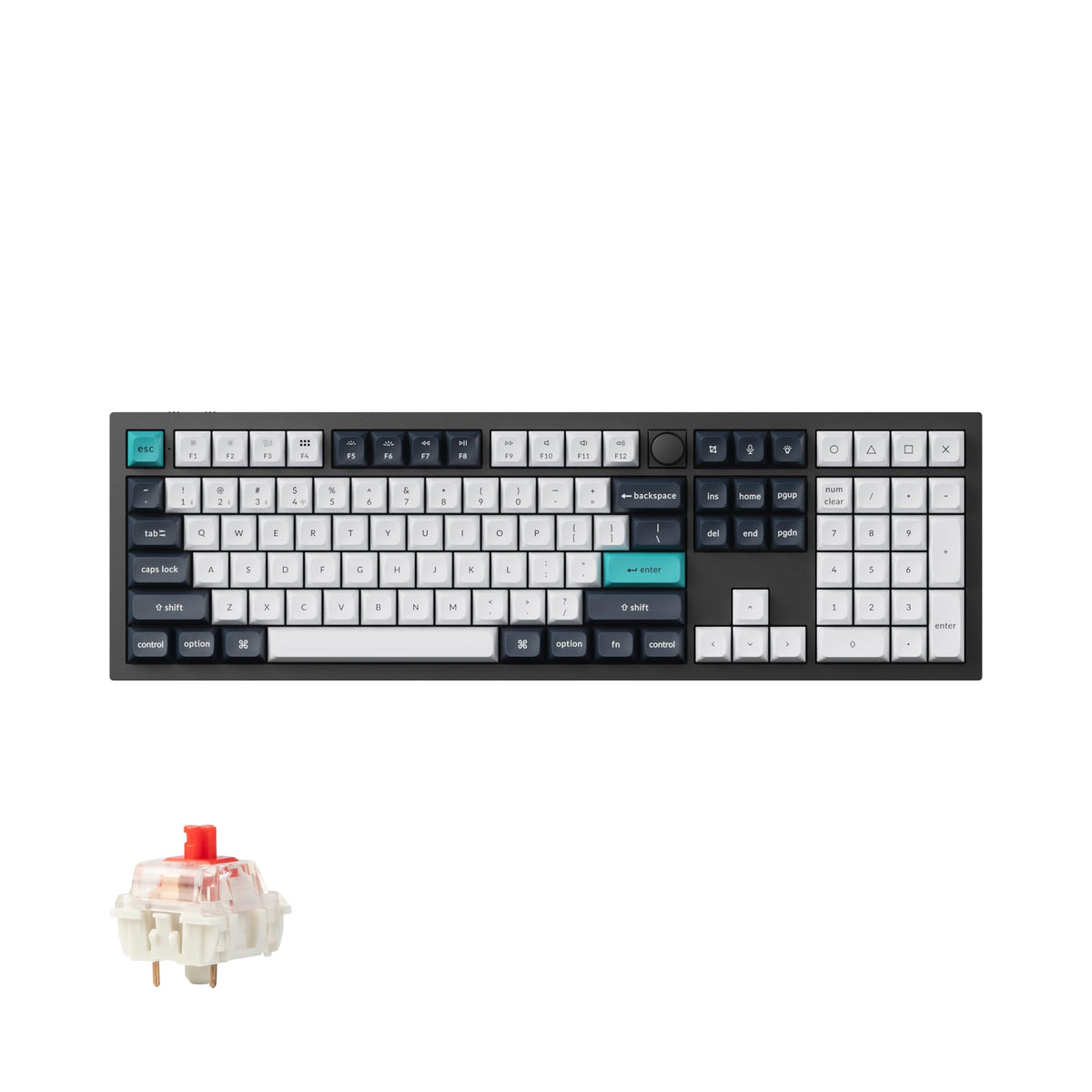 Keychron Q6 Max Wireless Mechanical Keyboard, Full Size for Work and Gaming