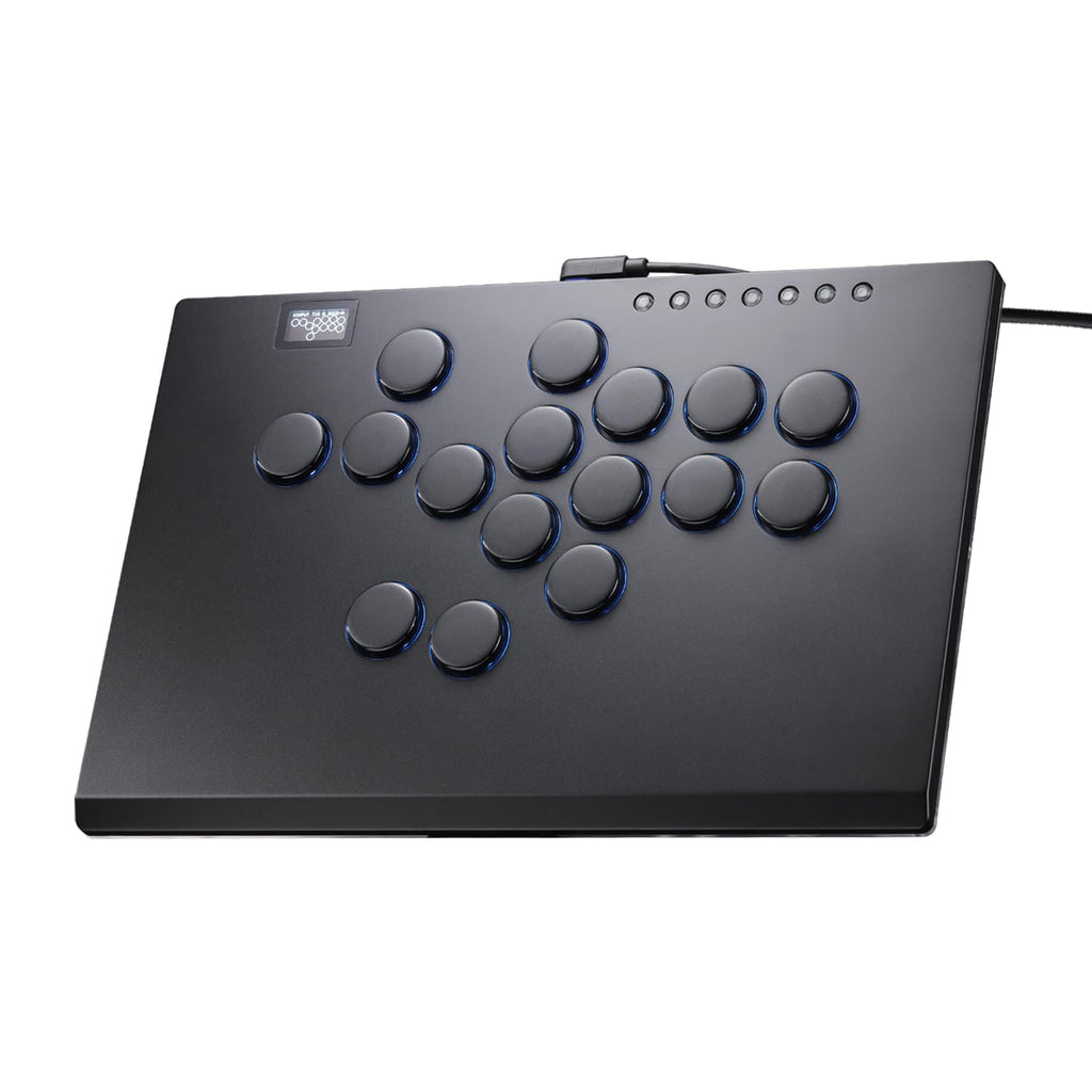 ONEED Haute42 Leverless Controller M16 Plus Grey-Aluminum Leverless Arcade Stick for PC/PS3/PS4/Switch Game,Crystal Low-Profile Switch Arcade Stick Support Hot Swap & SOCD