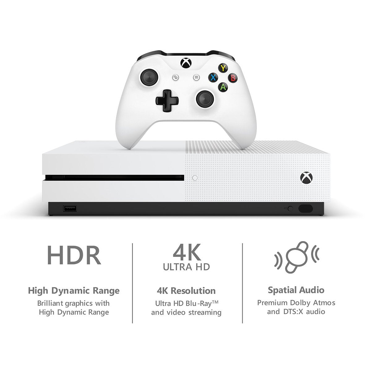 Xbox One S 500GB Console - Forza Horizon 3 Hot Wheels Bundle [Discontinued] (Renewed)