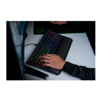 Razer BlackWidow TE Chroma v2 TKL Tenkeyless Mechanical Gaming Keyboard: Orange Key Switches, Tactile & Silent, Chroma RGB Lighting, Magnetic Wrist Rest, Programmable Macros, Classic Black
