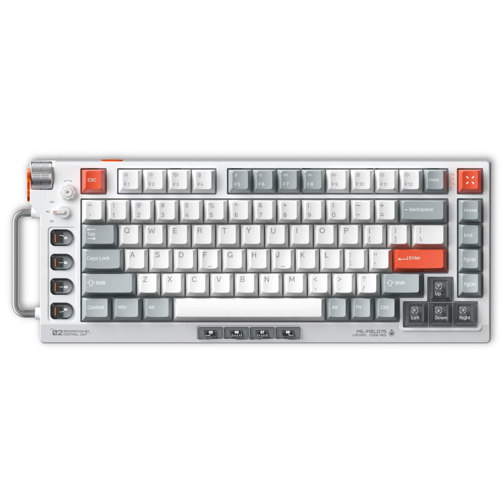 nuphy Field75 HE V2 75% Layout 83 Keys Gaming Keyboard with knobs