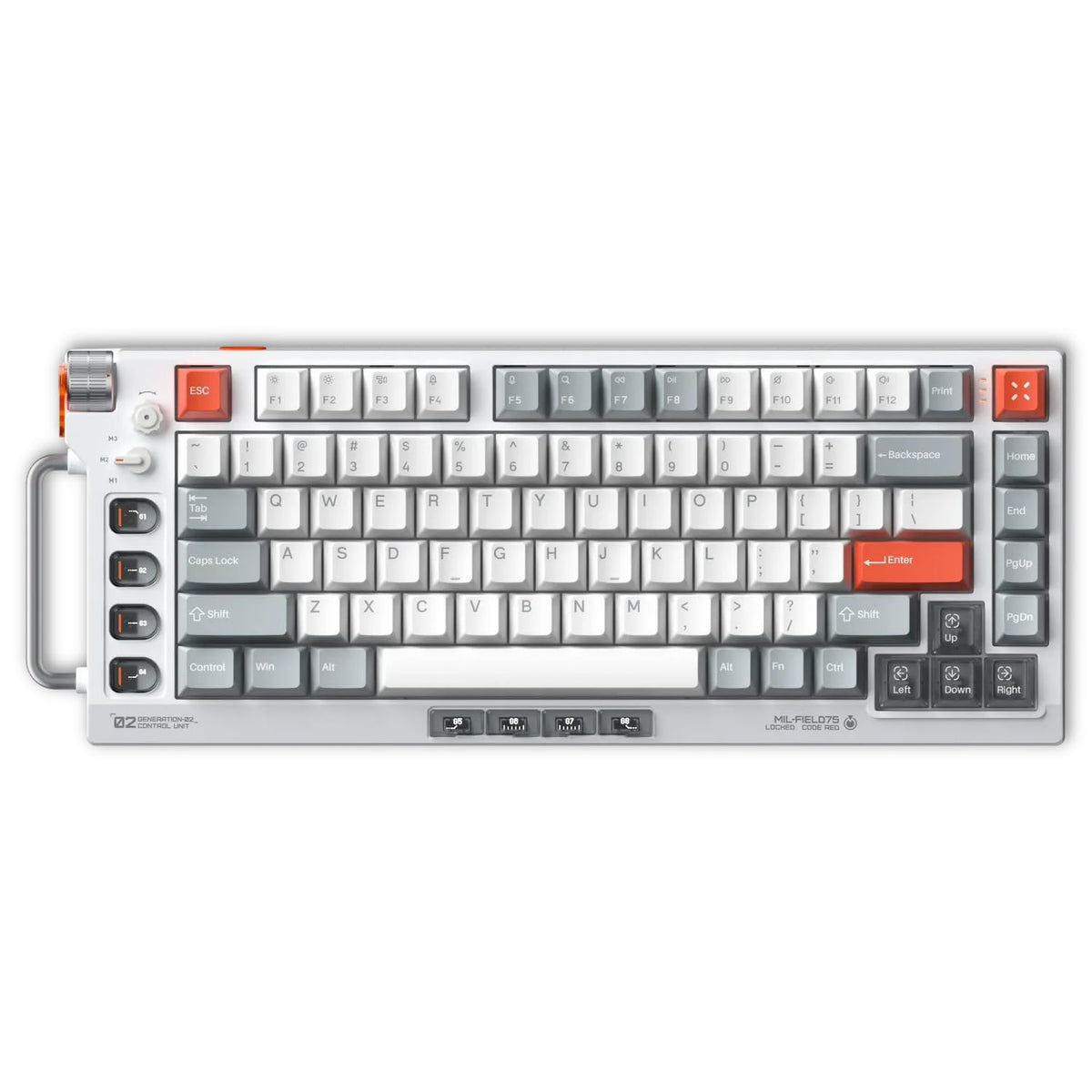 nuphy Field75 HE V2 75% Layout 83 Keys Gaming Keyboard with knobs