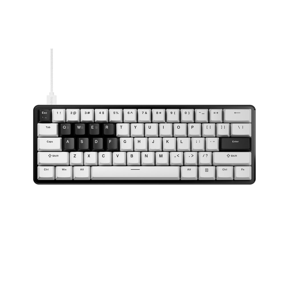 Pulsar Gaming Gears PCMK3HE Gaming Keyboard, 60%, ANSI, White