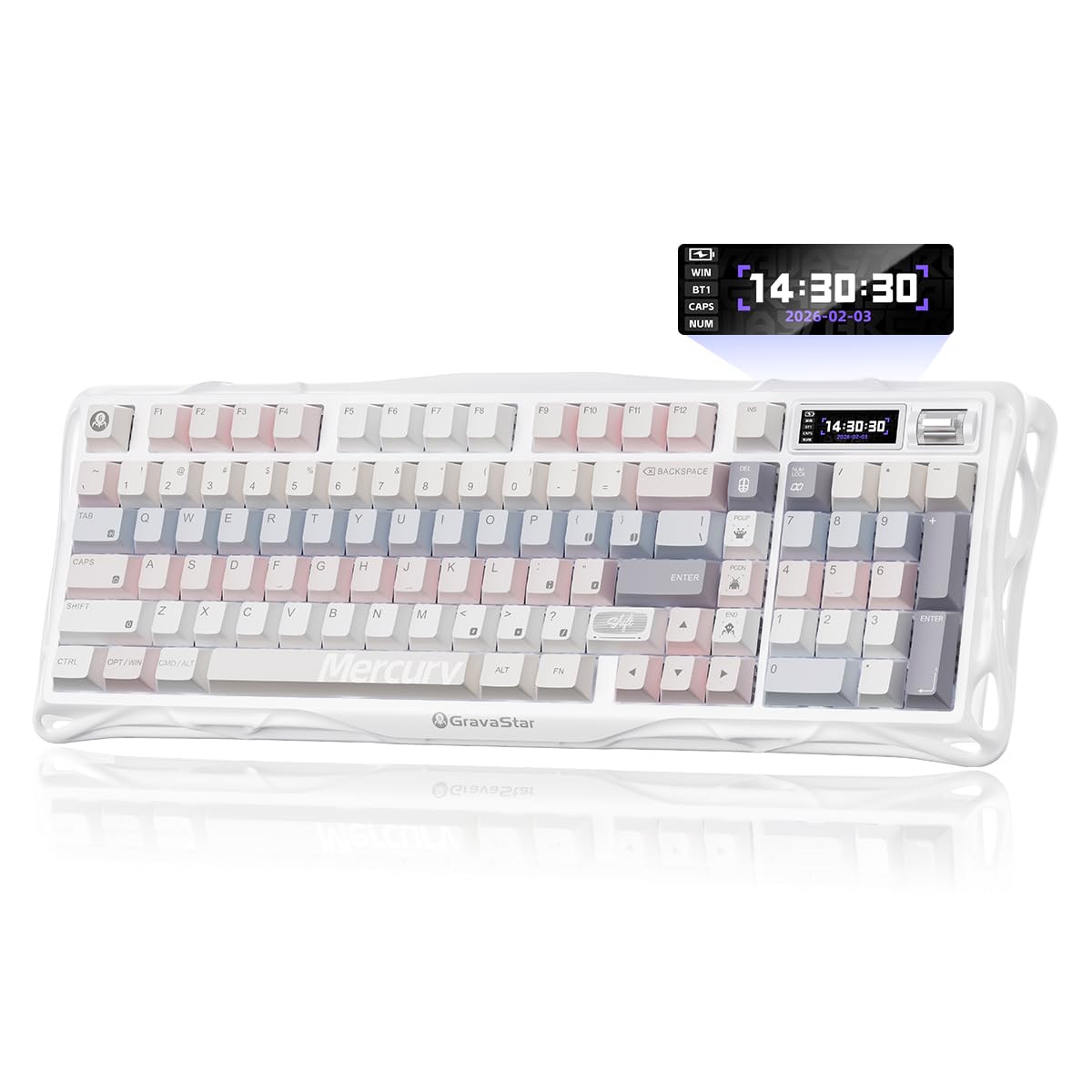 GravaStar Mercury K98 Pro 98 Keys Wireless Mechanical Gaming Keyboard