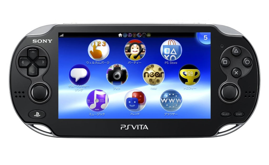 Sony PlayStation Vita 3G / Wi-Fi Model Crystal Black Limited Edition PCH-1100AB01