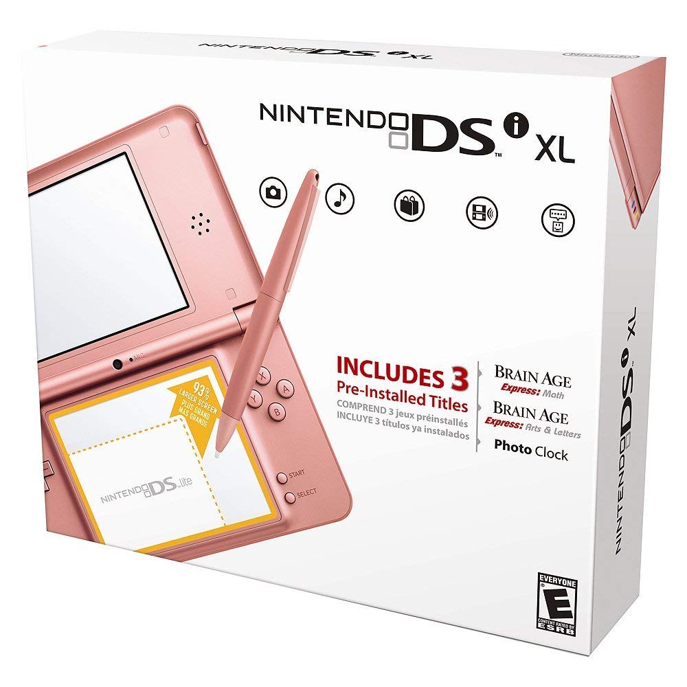 Nintendo DSi XL - Metallic Rose (Renewed) [video game]