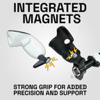 Magnetic Gun Stock for Quest 3, 3S & with Silicone Grips - Magnetic VR Gun Stock - with Basic Sling - VR Accessory for Shooting Games - OneStock Magnetic