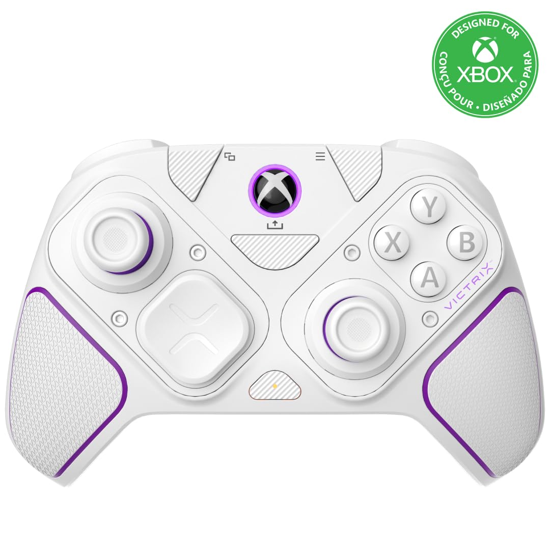 PDP Victrix Pro BFG Wireless Gaming Controller for Xbox Series X|S, Xbox One, Windows 10/11, Modular Gamepad, Dolby Atmos Audio, Remappable Buttons, Customizable Triggers/Paddles/D-Pad, PC App, Black