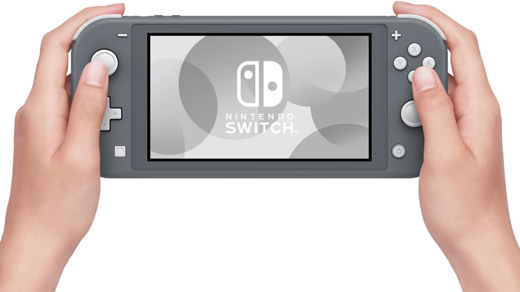 Nintendo Switch Lite Console – (Japanese Version) | Handheld Gaming System | Compact & Lightweight | Region-Free | Built-in Controls | Great for Travel & Kids | Japanese Packaging (Gray)